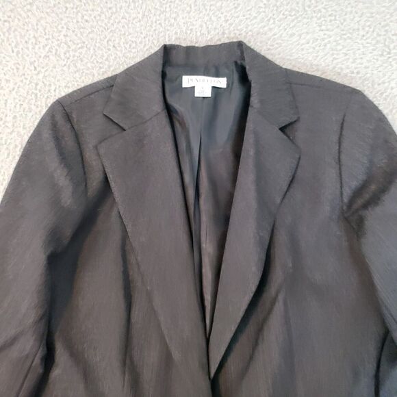 Pendleton Jacket‎ Womens 6 Black Sport Coat Blazer Suit Jacket One Button Wool - Picture 3 of 13